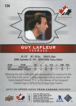 2017-18 Canadian Tire UD Team Canada #136 verso