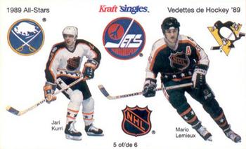 1989-90 Kraft All-Stars Sticker 5 Jari Kurri recto