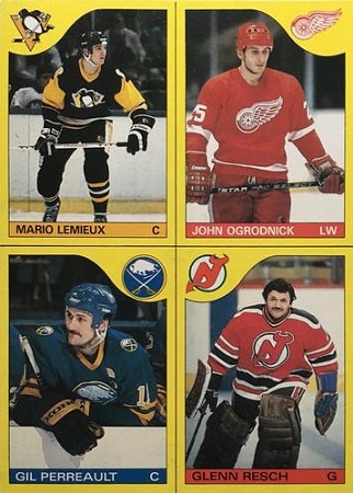 1985-86 Topps Wax Box Bottom IJKL recto