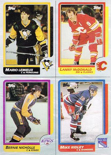 1986-87 Topps Wax Box Bottom IJKL recto