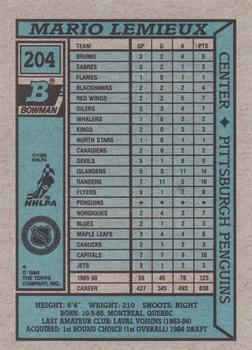 1990-91 Bowman #204 verso