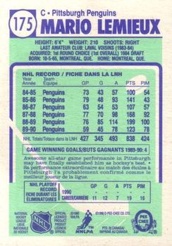 1990-91 O-Pee-Chee #175 verso