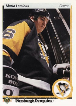 1990-91 Upper Deck #144 VAR
VAR: Hologram on back is 1990 hockey sticks style recto