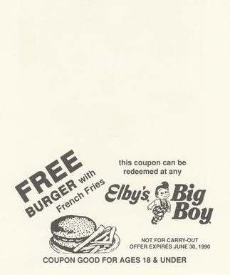1989-90 Coke/Elby's NNO verso