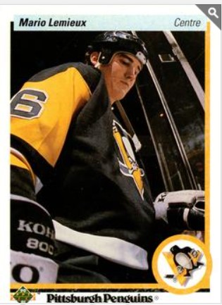 1990-91 Upper Deck French #144 VAR
VAR: Hologram on back is 1990 hockey sticks style recto