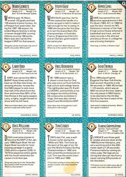 1989 Sports Illustrated fo 1-9 verso