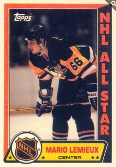 1989-90 Topps Stickers 3a   AS, VA VAR: One asterisk (*) before copyright on back recto